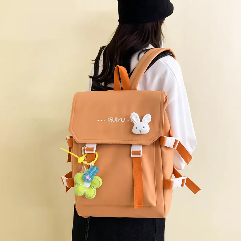 Barang Bear Nylon Backpack Regular Unisex Multicolor-3