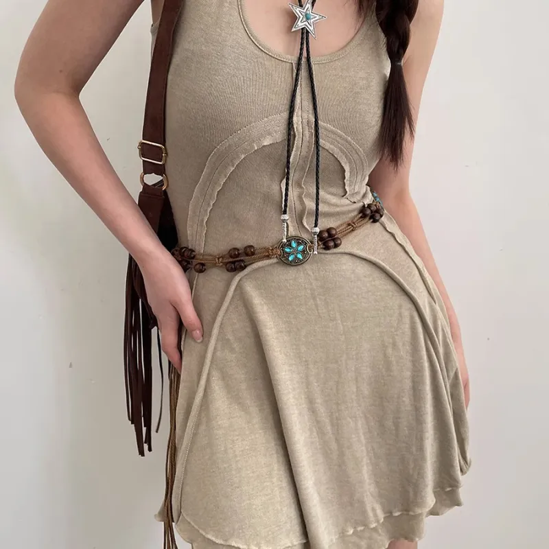 RX UVCUT Woven Ethnic Style Bohemian Belt Unisex-1