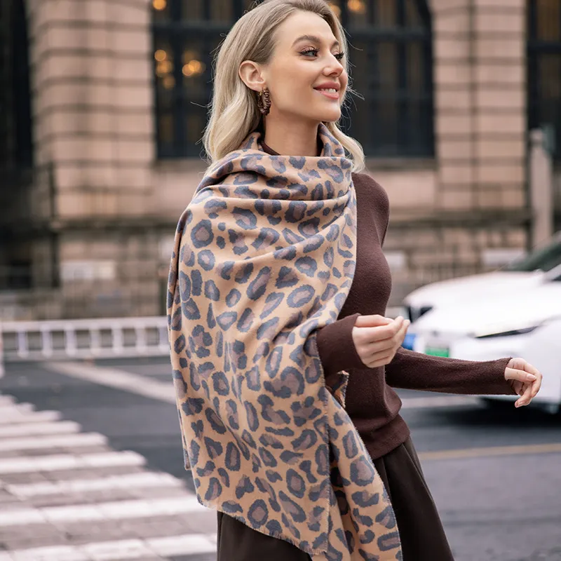 RX UVCUT Faux Cashmere Knit Scarves Unisex-2