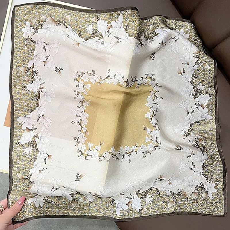 RX UVCUT Silk Scarves Unisex-3