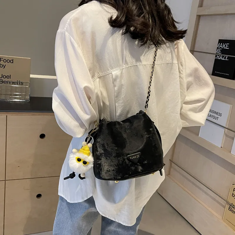 PULUWIRR PU Crossbody Bag Everyday Commute Shopping Bucket Bag Regular Women's Multicolor-2