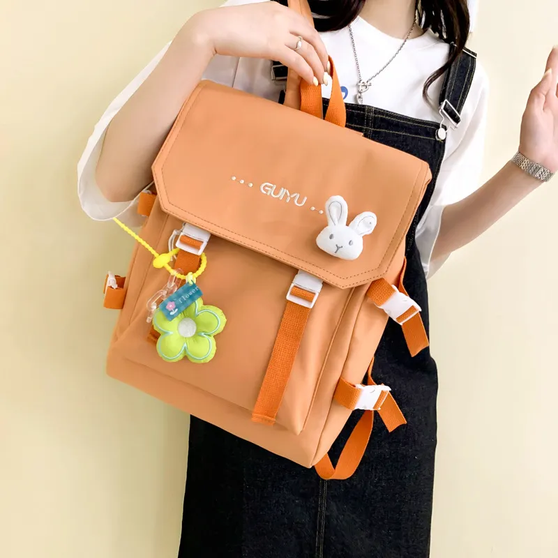 Barang Bear Nylon Backpack Regular Unisex Multicolor-4