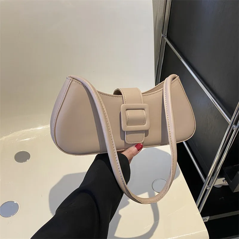 Barang Bear PU Shoulder Bag Women's Black/White/Khaki/Rose Red-5