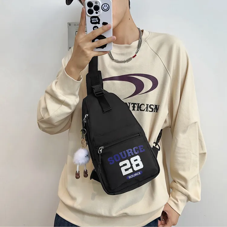 Barang Bear Nylon Sling Bag Regular Unisex Multicolor-3