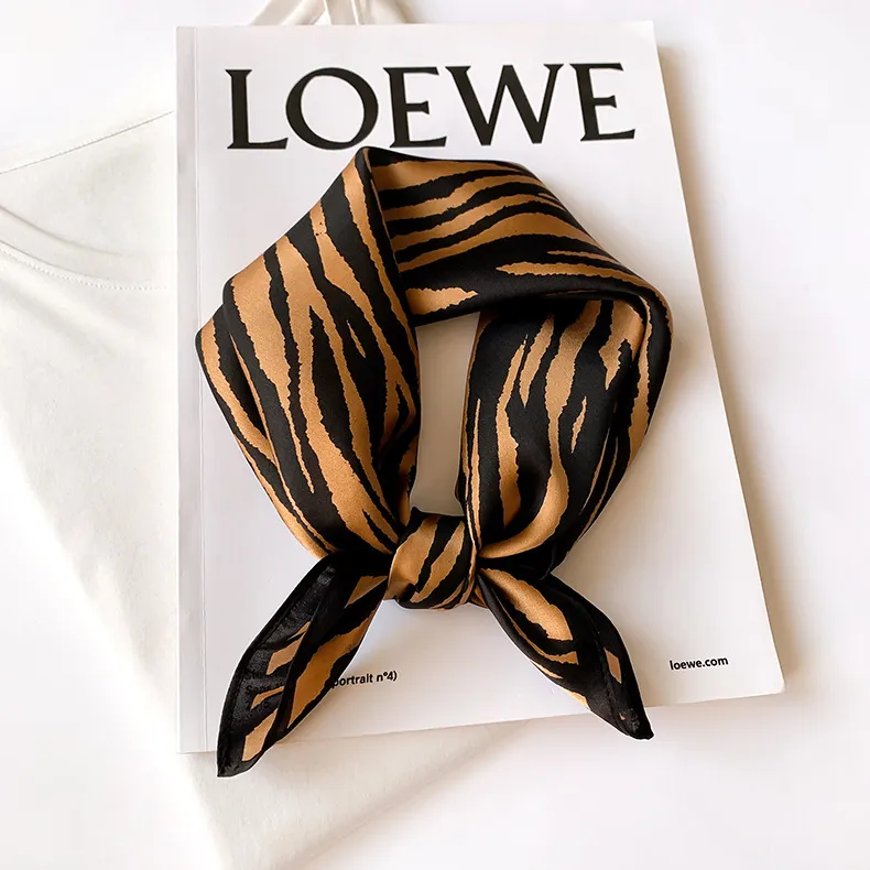 RX UVCUT Silk Scarves Unisex-8