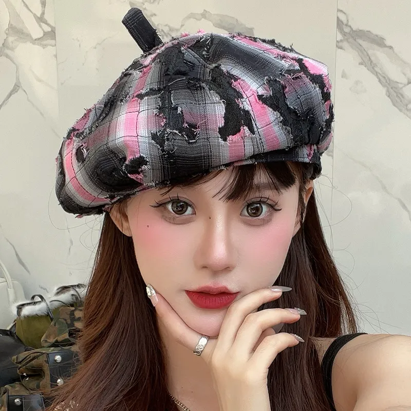 RX UVCUT Polyester Berets Unisex-3