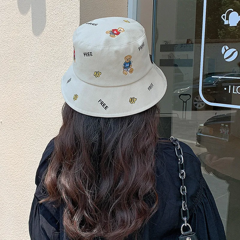 RX UVCUT Polyester Bucket Hats Unisex-3