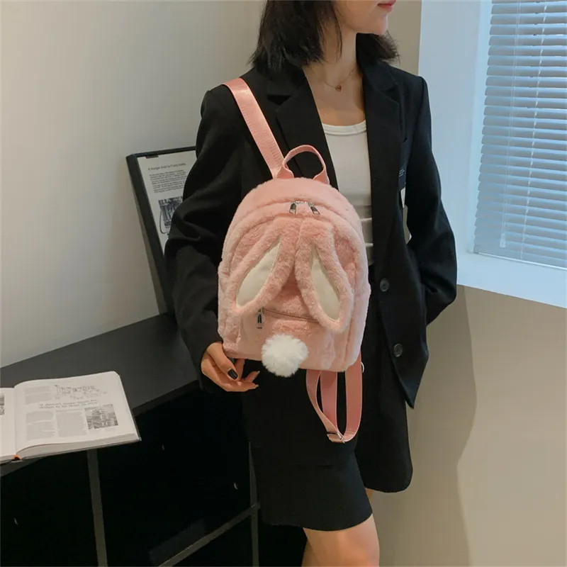 Barang Bear Plush Backpack Regular Unisex Multicolor-1