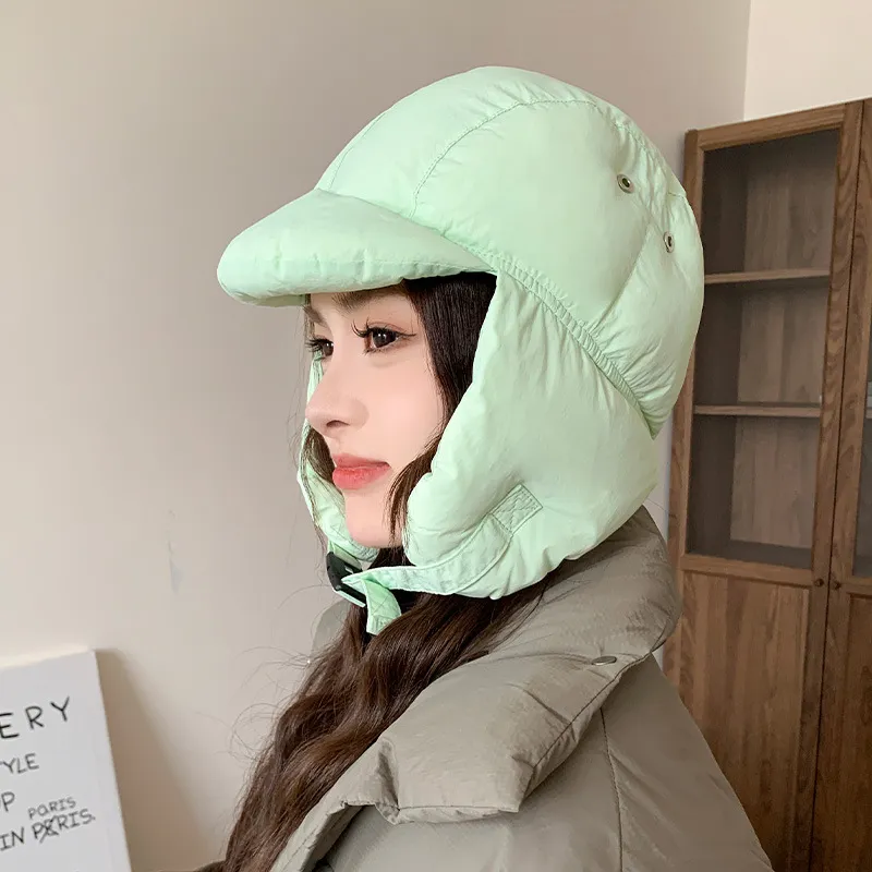 RX UVCUT Polyester Trapper Hats Unisex-5