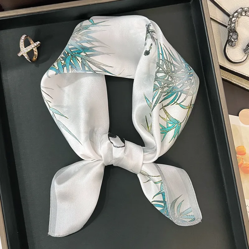 RX UVCUT Silk Scarves Unisex-2