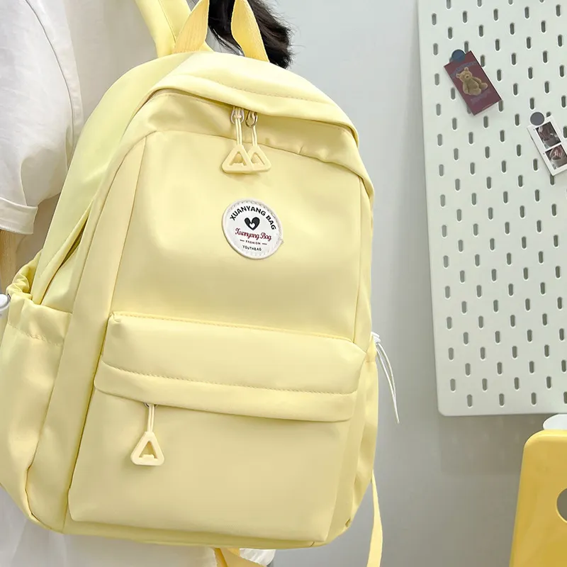 Barang Bear Nylon Fabric Backpack Unisex Multicolor-4