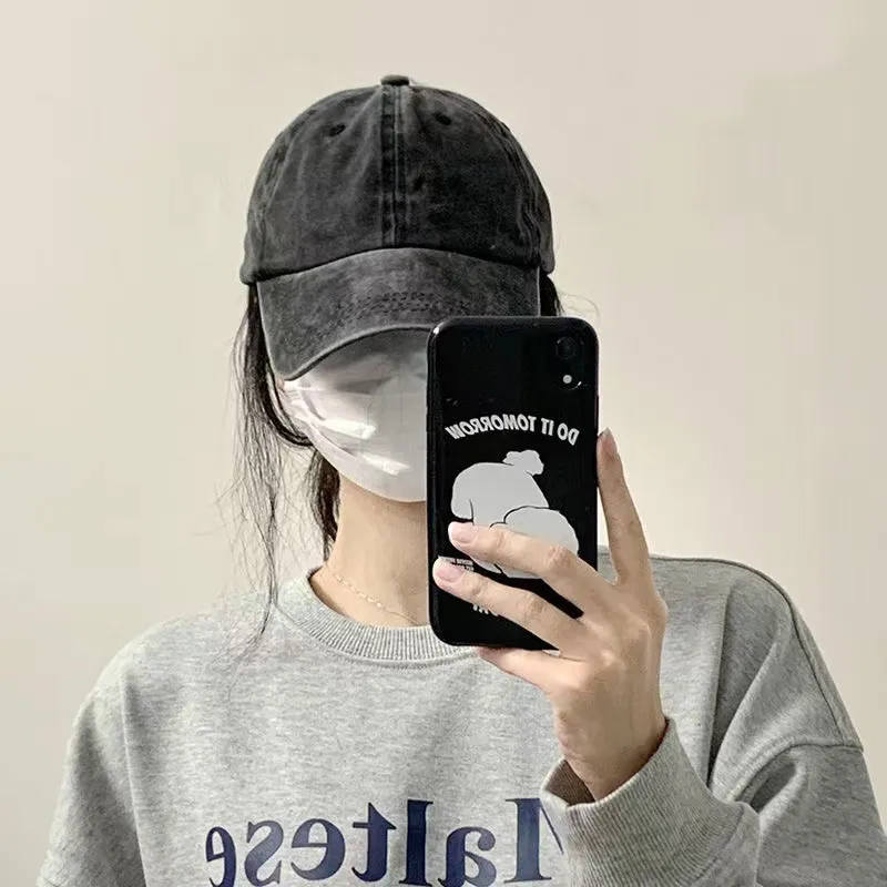 RX UVCUT Cotton Baseball Caps Unisex-2