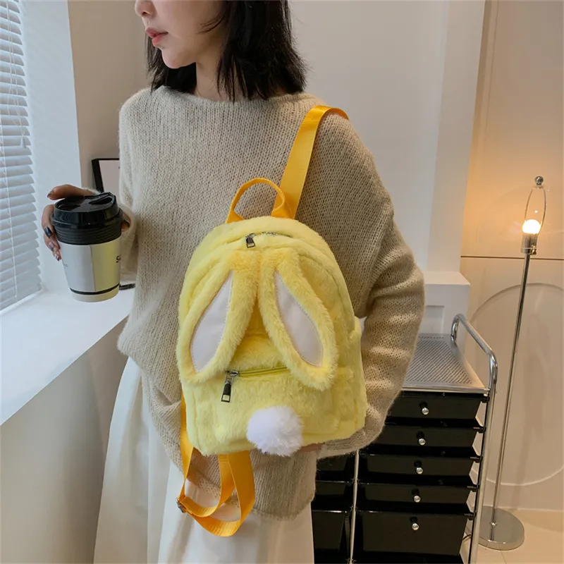 Barang Bear Plush Backpack Regular Unisex Multicolor-5