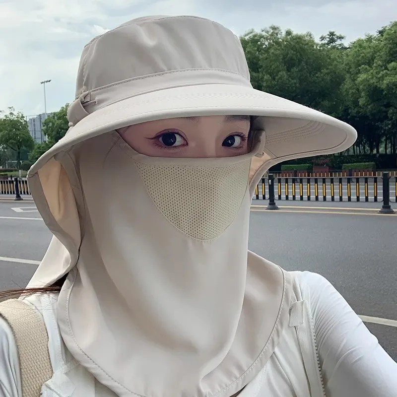 RX UVCUT Polyester Sun Protection Hats Unisex-2