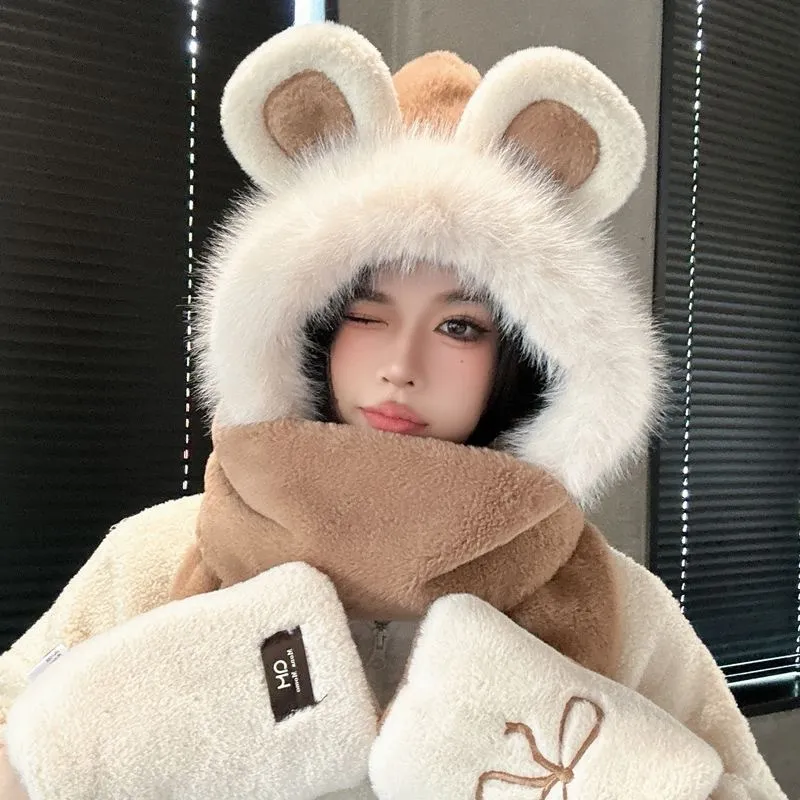 RX UVCUT Polyester Hoods & Plush Hats Unisex-4