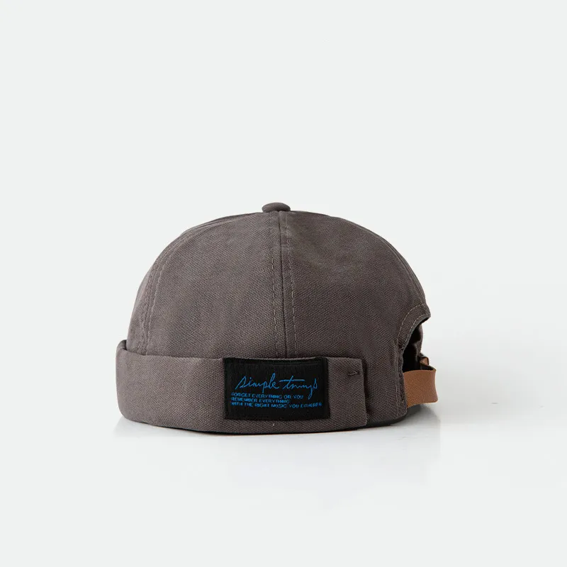 RX UVCUT Vintage Hats & Caps Brimless Landlord Hat Unisex-1
