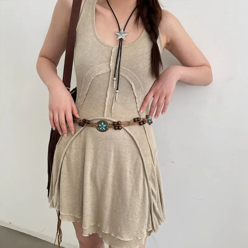 RX UVCUT Woven Ethnic Style Bohemian Belt Unisex-2