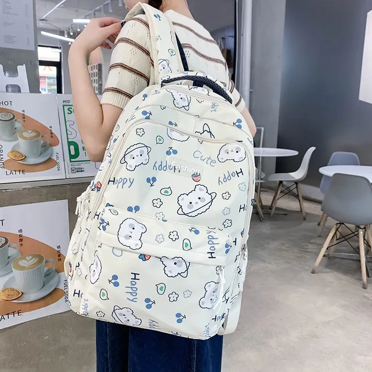 Barang Bear Canvas Backpack Regular Unisex Multicolor-7