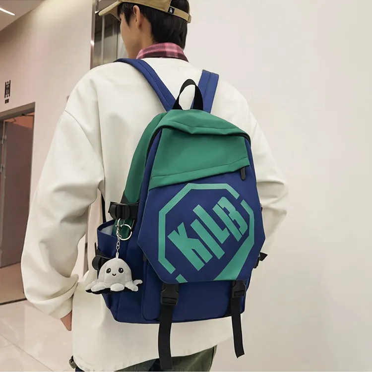 Barang Bear Nylon Backpack Unisex Multicolor-2