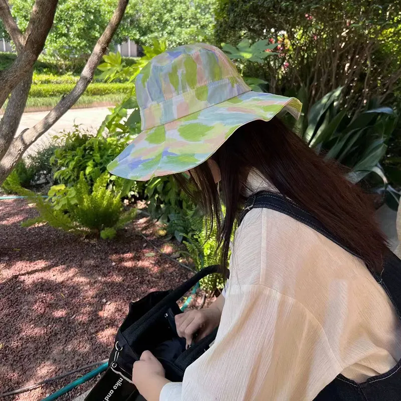 RX UVCUT Cotton Bucket Hats Unisex-1