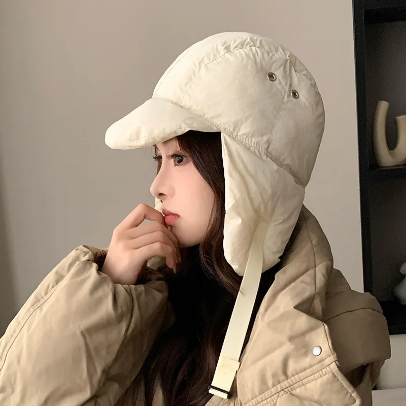 RX UVCUT Polyester Trapper Hats Unisex-1