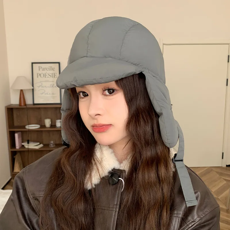 RX UVCUT Polyester Trapper Hats Unisex-11