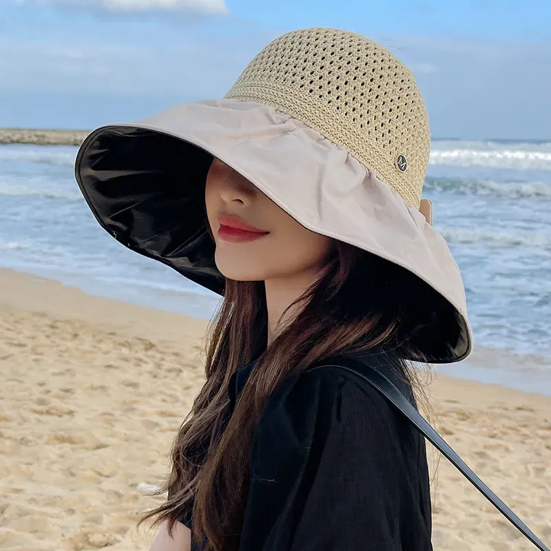 RX UVCUT Polyester Sun Protection Hats Unisex-2