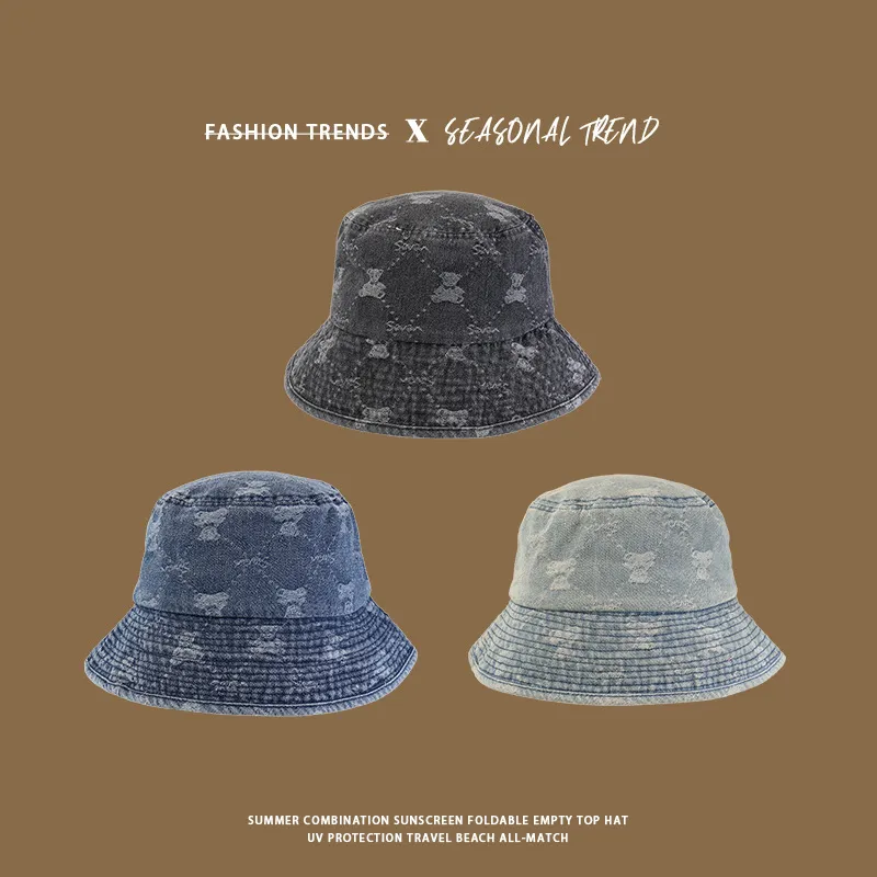 RX UVCUT Polyester Bucket Hats Unisex-2