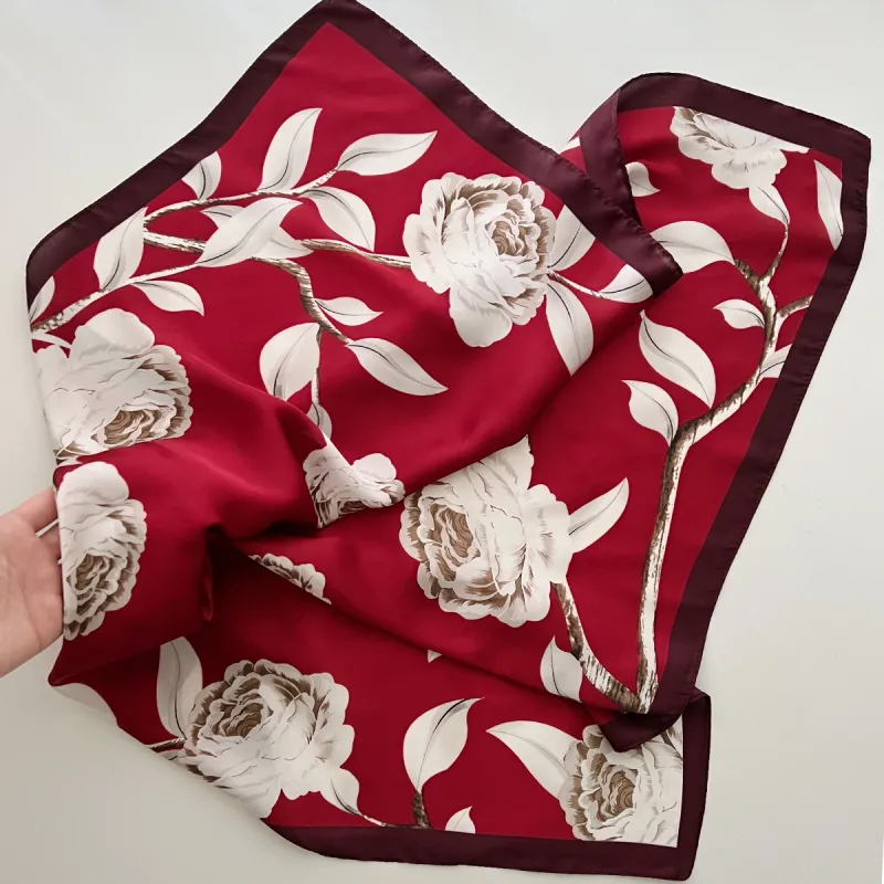 RX UVCUT Silk Scarves Unisex-2