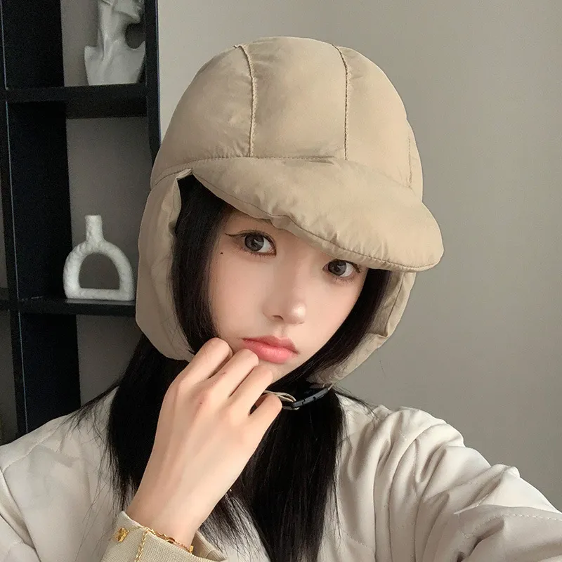 RX UVCUT Polyester Trapper Hats Unisex-3