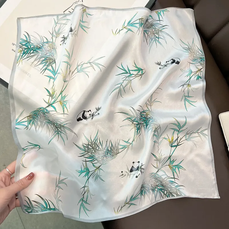 RX UVCUT Silk Scarves Unisex-1