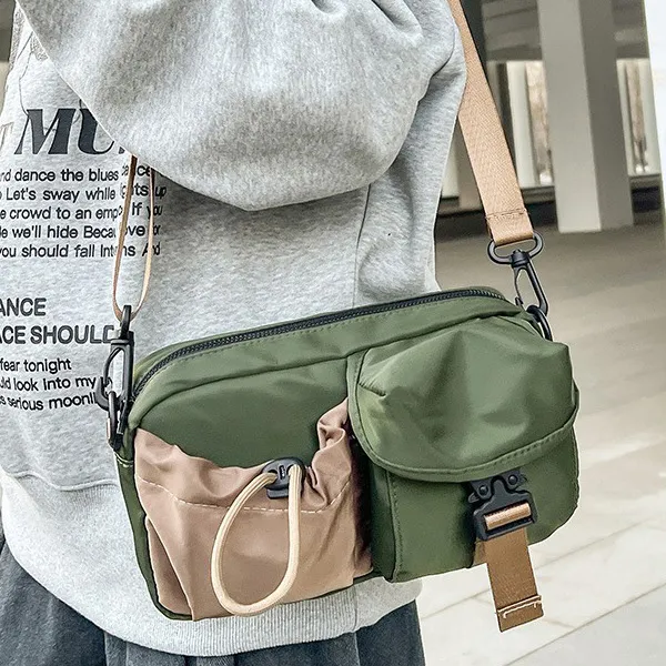 Barang Bear Oxford Shoulder Bag Crossbody Bag Regular Unisex Multicolor-4