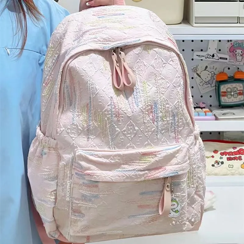 Barang Bear Nylon Backpack Regular Unisex Multicolor-4