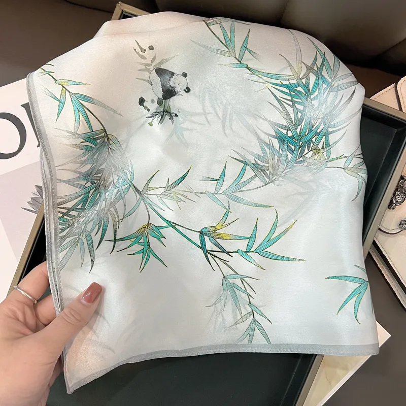 RX UVCUT Silk Scarves Unisex-3