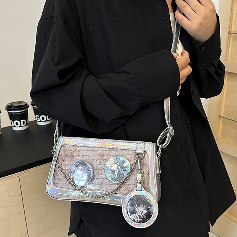 Barang Bear PU Ita Bag, Crossbody Bag, Shoulder Bag Women's Multicolor-3