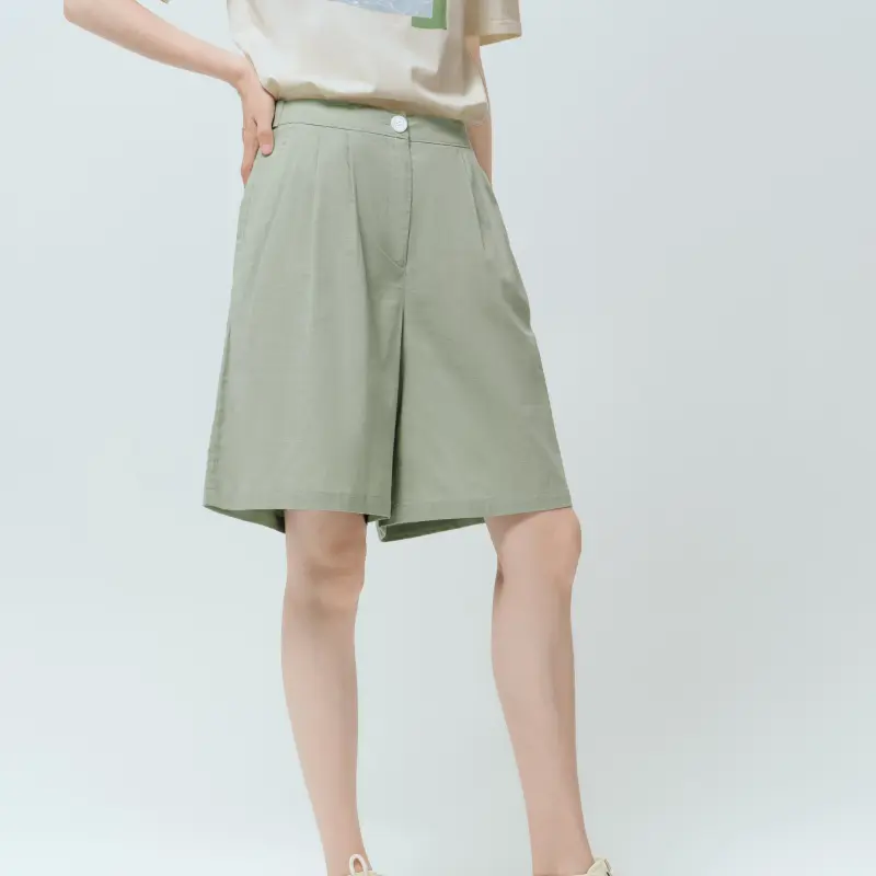 FINITY Casual Shorts Women's Green-4