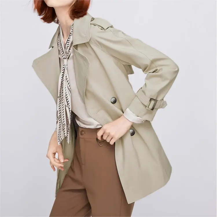 FINITY Trench Coat Women's Khaki-2