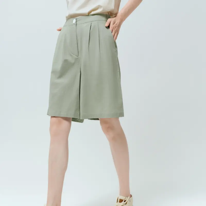 FINITY Casual Shorts Women's Green-3