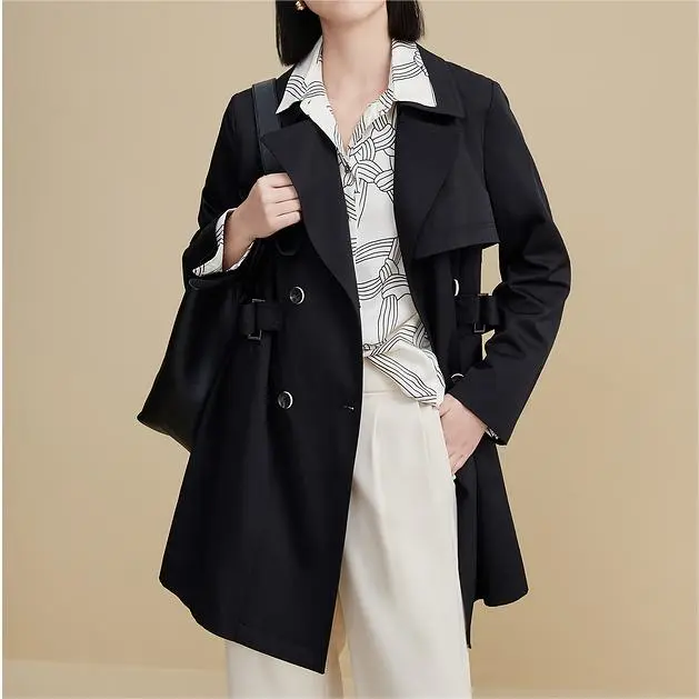 FINITY Trench Coat Women's Black-2