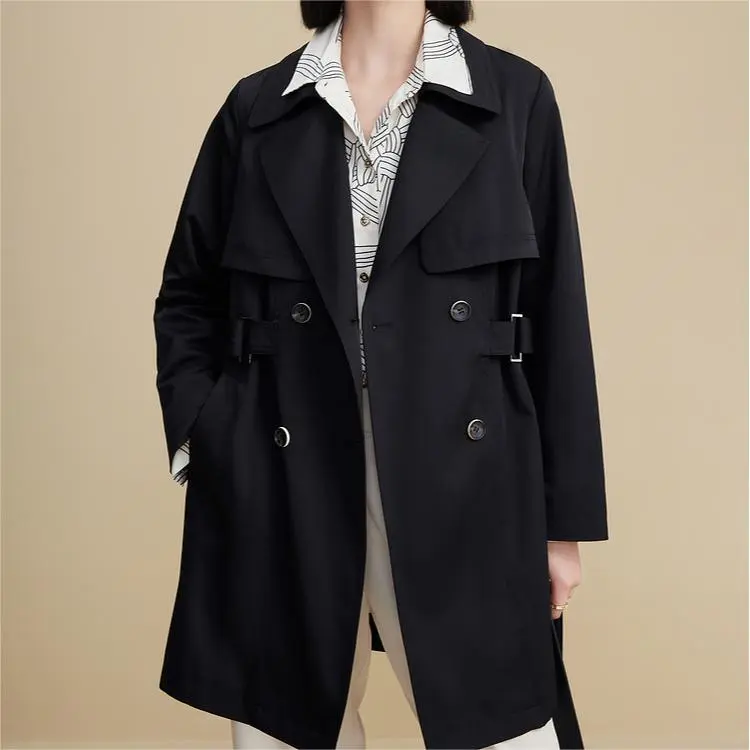FINITY Trench Coat Women's Black-3