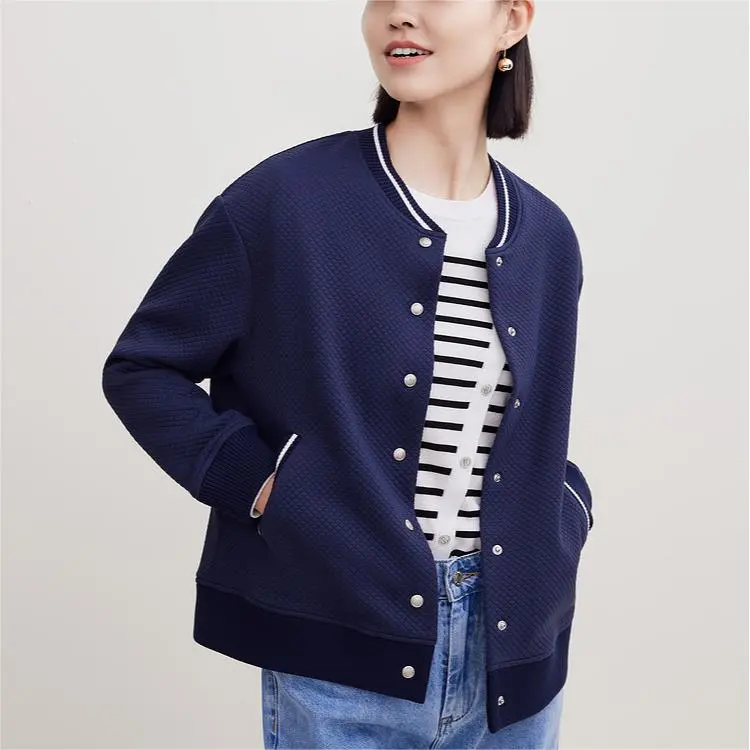 FINITY Jackets Coats Women's Navy Blue-3