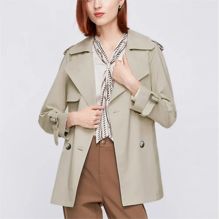 FINITY Trench Coat Women's Khaki-3