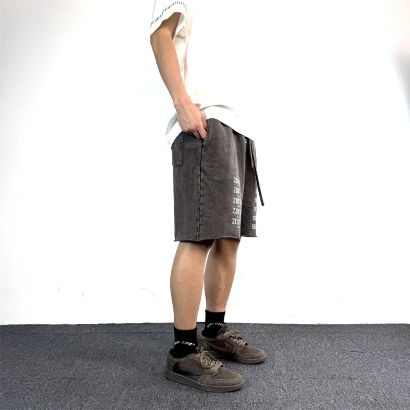SoldiXZ Casual Shorts Unisex Wash Batik Ash-3