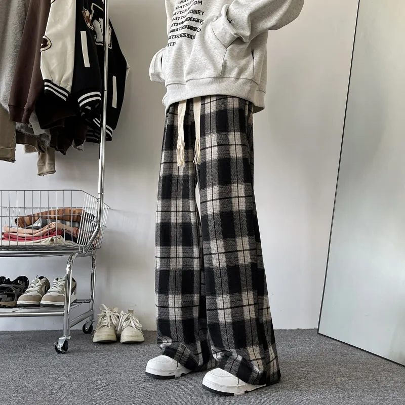 JUNGLE PANDA Casual Pants Unisex Black-1