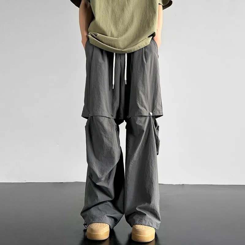 JUNGLE PANDA Knitted Sports Pants Unisex Black-9