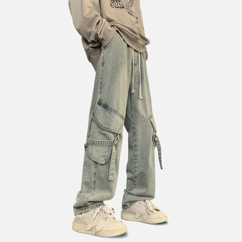 JUNGLE PANDA Jeans Unisex Green-10