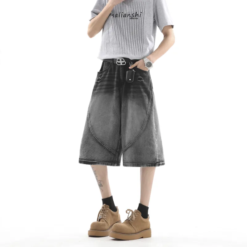 JUNGLE PANDA Denim Shorts Unisex-8