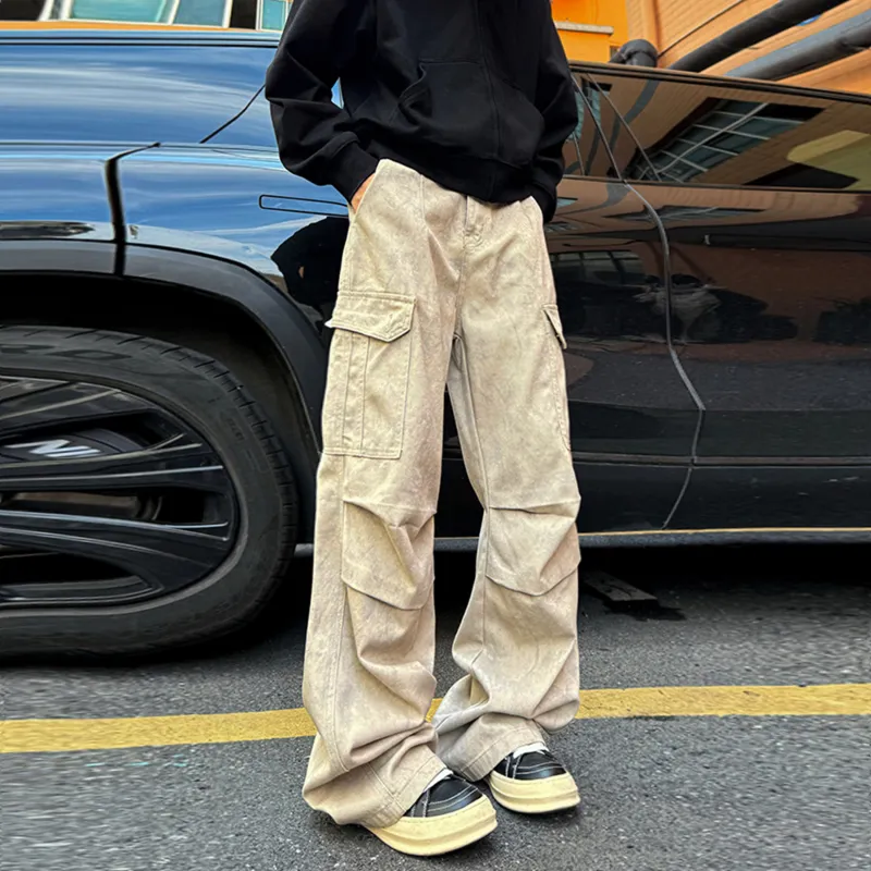 JUNGLE PANDA Jeans Unisex Apricot-4