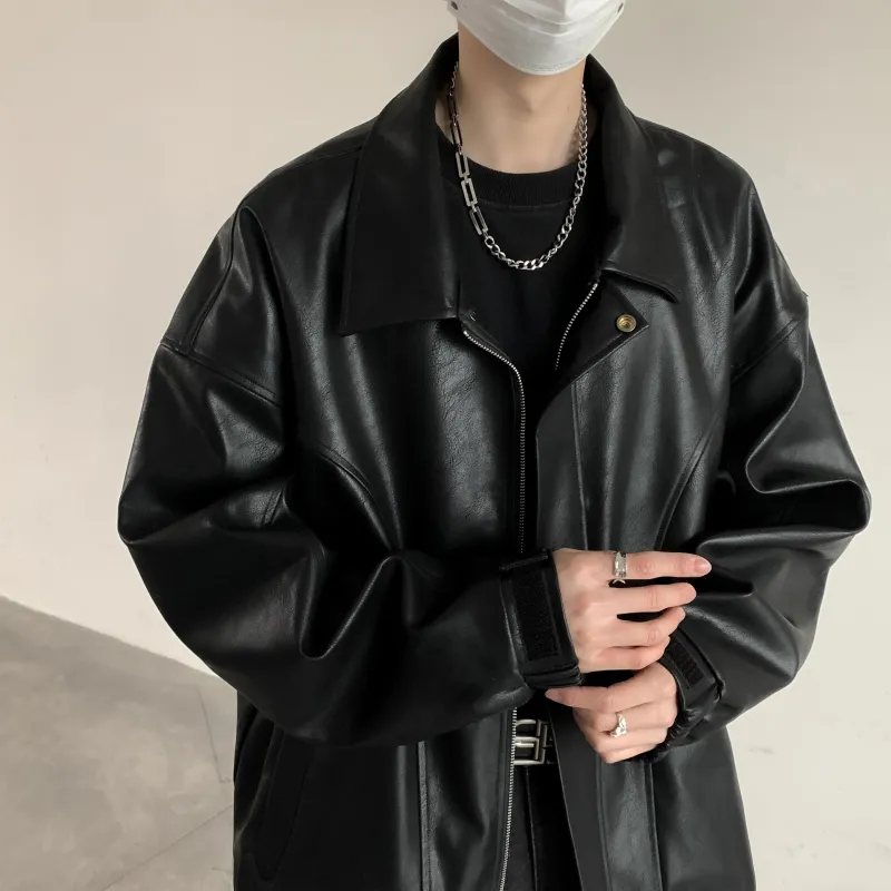 JUNGLE PANDA Leather Jacket Unisex-5