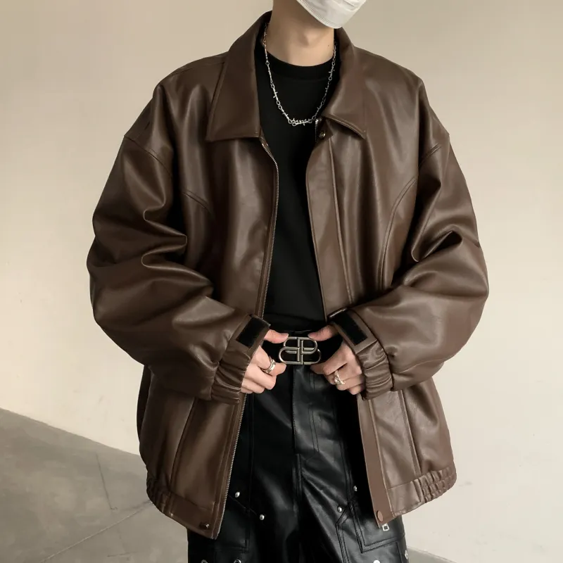 JUNGLE PANDA Leather Jacket Unisex-11